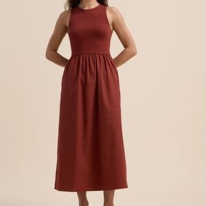 Monoprix Sleeveless Midi Dress XL
